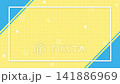 Colorful, simple, and cute frame backgrounds featuring squares and geometric shapes. 141886969