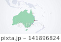 Australia East Coast Camper Van Route on Light Map, Melbourne Sydney Brisbane Cairns Animated Motion Graphics Seamless Loop, 4K 141896824