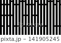 Abstract vertical bar pattern background with seamless loop, hand drawn digital stop motion style, black and white texture 141905245