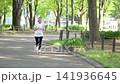 Woman jogging in the park Woman jogging in the park 141936645