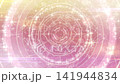 天文学や占星術をイメージした図形が広がる、リッチで幻想的なモーショングラフィックス/ピンク 141944834