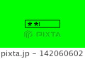 Animated Password Input Field with Hidden Characters and Typing Cursor on Green Screen Background, Secure Login, Authentication, Privacy, Account Access and User Interface Video 142060602