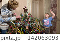 Family Xmas preparations Family Xmas preparations 142063093