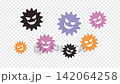 Colorful virus animation that moves and disappears with a transparent background. Colorful virus animation that moves and disappears with a transparent background. 142064258