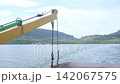 Ferry Boat Ramp Mechanisms Does Not Raised While Sailing Across Ocean in Krabi Tropical Island 142067575