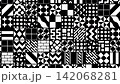 VJ Black and White Simple Geometric Tile Panel [Other Versions Available] [Loop Compatible] 142068281