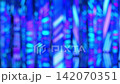 Colorful Neon Bokeh Lights Abstract Background with Blue, Pink and Cyan Glow. 4K. 142070351