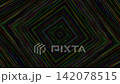 vibrating geometric colorful noise line with moire effect. 142078515