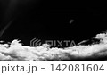 High-contrast monochrome sky time lapse 142081604