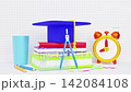Back to School 3D Render with Education Elements 142084108
