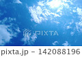 An image of a vibrant, swirling blue sky. 142088196