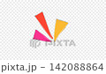 Hand drawn sketch of fireworks celebration burst fragments video frame isolated on transparent background 142088864
