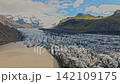 Cinematic aerial flight above the spectacular glacier front of Fjallsarlon Glacier Lagoon in Iceland, revealing deep crevasses, blue glacial ice and the dramatic landscape of Vatnajokull. Cinematic aerial flight above the spectacular glacier front of Fjallsarlon Glacier Lagoon in Iceland, revealing deep crevasses, blue glacial ice and the dramatic landscape of Vatnajokull. 142109175