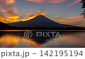 Summer Diamond Fuji Timelapse from Lake Tanuki 142195194