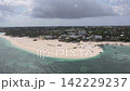 Aerial shot on Zanzibar, beautiful resort,turquoise indian ocean and people walking on the Kendwa beach, Zanzibar ,Tanzania 142229237