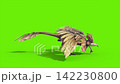 green screen archaeopteryx runcycle side loop dinoasaurs 3d  142230800