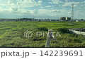 The scenery from the window of the Shinkansen, a rural landscape. 142239691