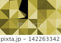 A transition where triangles unfold one after another like origami - Gold 142263342
