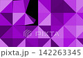 A transition where triangles unfold one after another like origami - purple 142263345