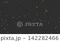 A 4K quality, transparent background loop video featuring sparkling yellow stars and particles slowly falling. 142282466