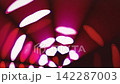 Retro psychedelic animation featuring pulsating pink and red light forms. Great for romance concepts, music videos, celebration events, and party visuals. 142287003