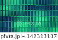 Title Green and Blue Metallic Beveled Rectangles Abstract Background 142313137