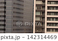 A landscape capturing the exterior walls of buildings and apartments lining a city. A style reminiscent of Dillgrain. 142314469