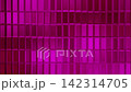 Magenta Pink Metallic Beveled Rectangles Abstract Animated Background Loop 142314705