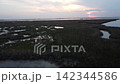 Aerial View of Lio Piccolo Marshlands in the Venice Lagoon 142344586