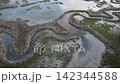 Aerial View of Lio Piccolo Marshlands in the Venice Lagoon 142344588