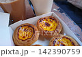 Macao famous egg tarts dessert delicacy of Hong Kong Macao 4k 142390759
