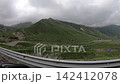 Remote mountain highway for road safety and travel marketing 142412078
