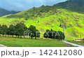 Scenic green hillside for tourism and real estate marketing 142412080