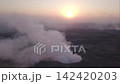 Erta Ale volcano Danakil Depression Ethiopia, eruption. Aerial view. 142420203