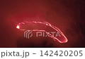 Erta Ale volcano Danakil Depression Ethiopia, eruption. Aerial view. 142420205