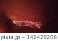 Erta Ale volcano Danakil Depression Ethiopia, eruption. Aerial view. 142420206