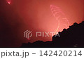 Erta Ale volcano Danakil Depression Ethiopia, eruption. Aerial view. 142420214