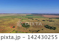 Aerial view of the patchwork farmland that stretches across southern Mato Grosso state. 142430255
