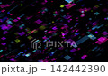 Colorful, flat, spacey graphics; diagonal, fixed, loop. Colorful, flat, spacey graphics; diagonal, fixed, loop. 142442390