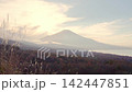 Sunset over Mt. Fuji as seen from Yamanakako Panorama Platform / Yamanashi Prefecture 142447851