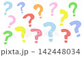 Colorful question marks 142448034