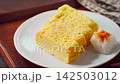Japanese-style egg dish: Rolled omelet with dashi broth, served with grated daikon radish. Japanese-style egg dish: Rolled omelet with dashi broth, served with grated daikon radish. 142503012