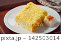 Japanese-style egg dish: Rolled omelet with dashi broth, served with grated daikon radish. Japanese-style egg dish: Rolled omelet with dashi broth, served with grated daikon radish. 142503014