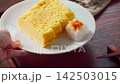 Japanese-style egg dish: Rolled omelet with dashi broth, served with grated daikon radish. Japanese-style egg dish: Rolled omelet with dashi broth, served with grated daikon radish. 142503015