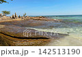 Rocky Tropical Seashore With Clear Water 142513190