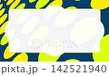 Abstract motion background animation with colorful circles arranged in a perspective-like pattern against a blue background (text space) 142521940