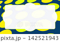 Abstract motion background animation with colorful circles arranged in a perspective-like pattern against a blue background (text space) 142521943
