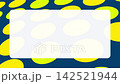 Abstract motion background animation with colorful circles arranged in a perspective-like pattern against a blue background (text space) 142521944