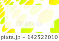 Abstract motion background animation with colorful circles arranged in a perspective-like pattern on a white background (text space) 142522010