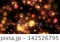 gold glitter dust bokeh background loop, starry sky with Twinkling stars glow, luxury magical sparkle Star Particles. glitter stardust Seamless Loop, falling sparkling stars background.blinking star 142526795